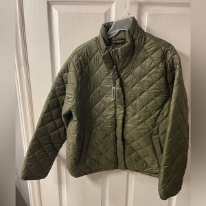Old Navy Women's Quilted Puffer Jacket - Olive